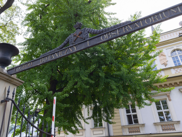 Eingang zum Botanischen Garten in Krakau