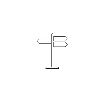 Wegweiser-Symbol