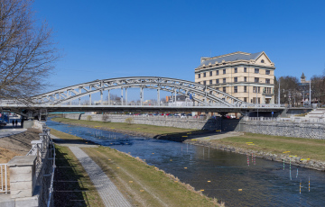 Die genietete Brücke Miloš Sýkora in Ostrava
