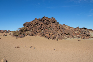 Felsen in der Wüstenlandschaft