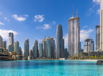 Hohe Gebäude in Dubai