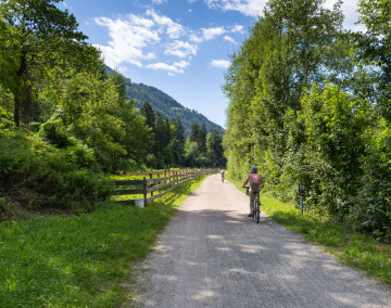 Fahrradtour außerhalb der Stadt