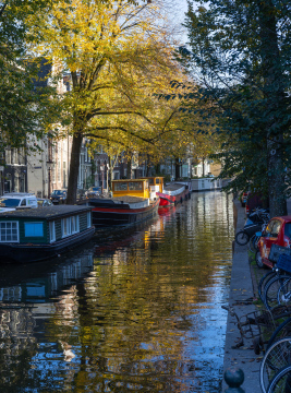 Kanal in Amsterdam