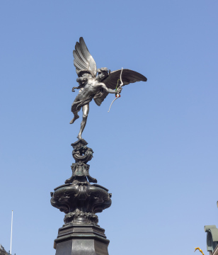 Statue von Eros, Piccadilly Circus, London