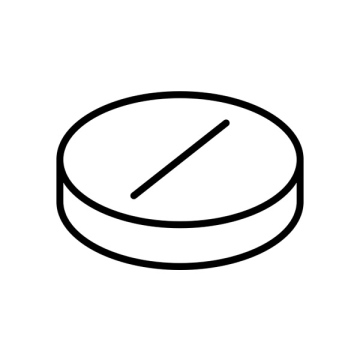 Tablette, medizinfreies Symbol