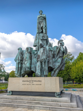 Denkmal für Stanisław Wyspiański in Krakau