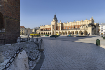 Tuchhallen auf dem Marktplatz in Krakau