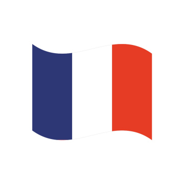 Frankreich-Flagge, Vektor