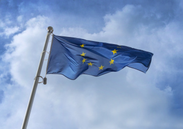 Die Flagge der Europäischen Union