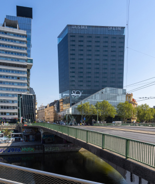 Schwedenbrücke, Wien, Österreich