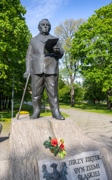 Jerzy Ziętek, ein Denkmal in Katowice