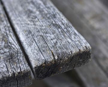 Altes Holz, abgebrochene Planke