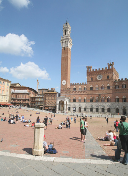 Der Markt in Siena