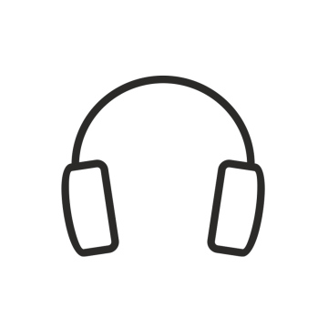 Kopfhörer, kostenloses Symbol