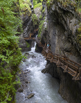 Wasserfall Sigmund Thun Klamm, Kaprun Österreich
