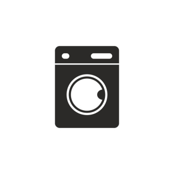 Waschmaschine, Vektor, kostenloses Symbol