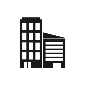 Vektorsymbol für mehrstöckige Gebäude