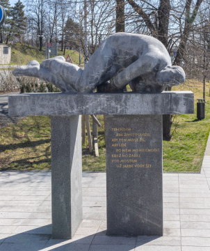 Denkmal, Skulptur von Miloš Sýkor in Ostrava