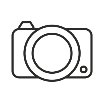 Fotokamera-Symbol, Vektor