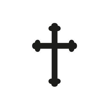 Kreuz, Vektorsymbol des Glaubens