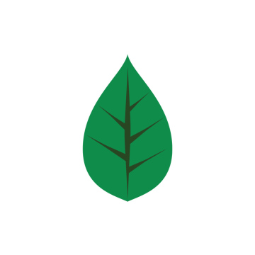 Grünes Blatt-Symbol