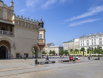 Tuchhallen auf dem Marktplatz in Krakau