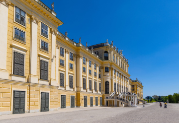Schloss Schönbrunn in Wien, Österreich, Stock-Foto