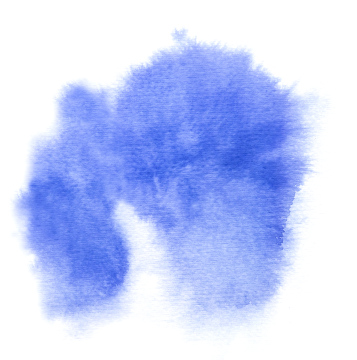 Blaue Flecken auf nassem Papier