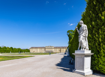 Schloss Schönbrunn, Spazierweg im Park, Sehenswürdigkeiten von Wien