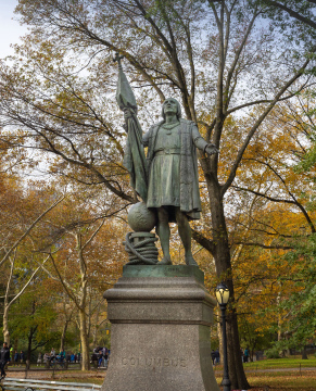 Christoph Kolumbus-Statue im Central Park in New York