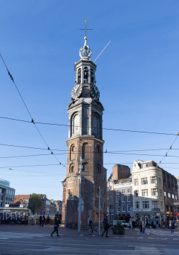 Munttoren-Turm in Amsterdam