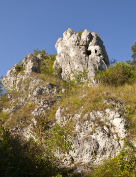 Felsen im Podkrakowskie-Tal