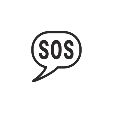 SOS-freies Symbol, Vektor