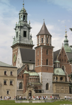Wawel und Blick auf die Kathedrale