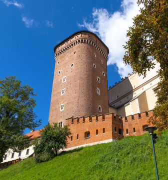 Senatorenturm, Königsschloss Wawel in Krakau