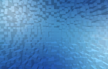 Blauer Hintergrund, 3D-Festkörper