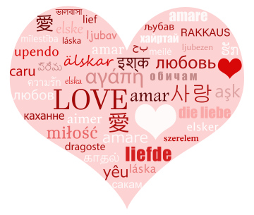Liebe in vielen Sprachen