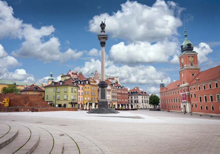 Schlossplatz in Warschau