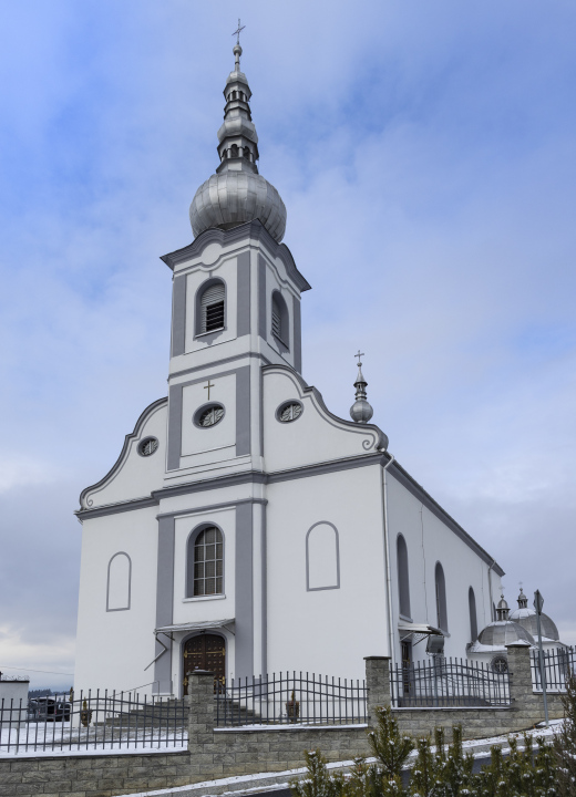 Backsteinkirche. Pfarrei der Verklärung des Herrn in Jabłonka