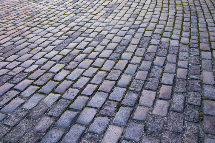 Cobbled Street, freies Bild