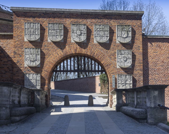 Das heraldische Tor am Wawel