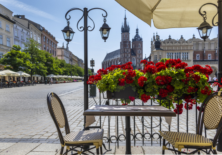 Marktplatz in Krakau