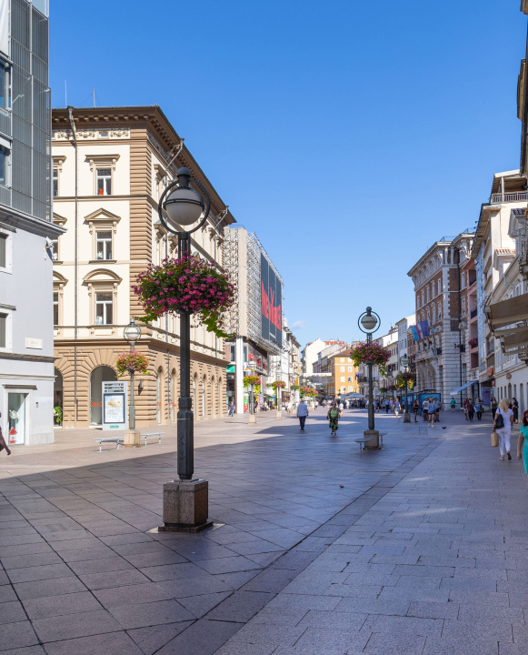 Straße in Rijeka