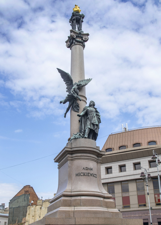 Denkmal für Adam Mickiewicz in Lemberg