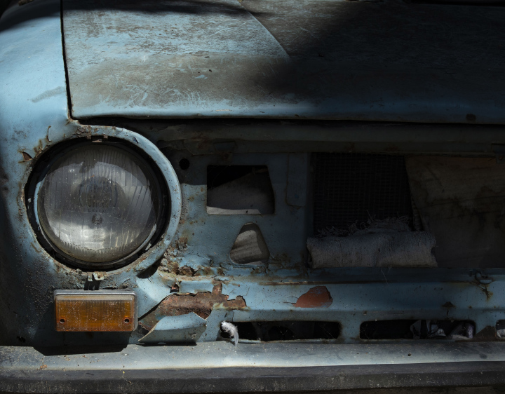 Verlassenes Autowrack