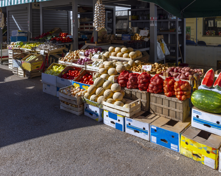 Obst und Gemüse auf dem Markt