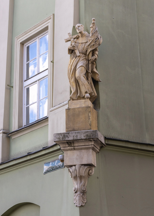 Statue des Heiligen Johannes Kapistran in Krakau