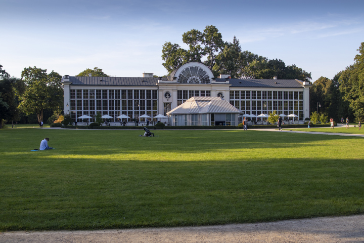 Neue Orangerie in Łazienki Królewskie in Warschau