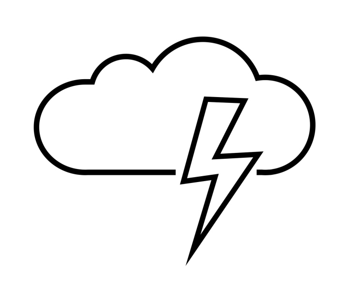 Sturmwolken-Symbol