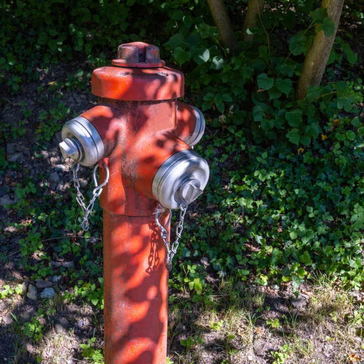 Roter Hydrant